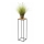 Soporte para plantas BASICLOFT 80x24 negro/marrón