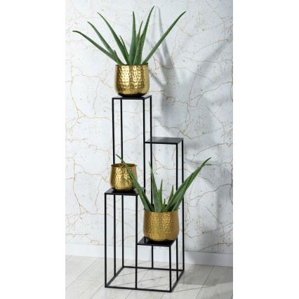 Soporte para plantas KASKADA 110x40 negro