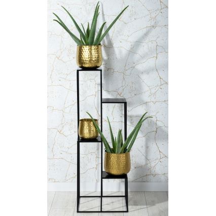 Soporte para plantas KASKADA 110x40 negro