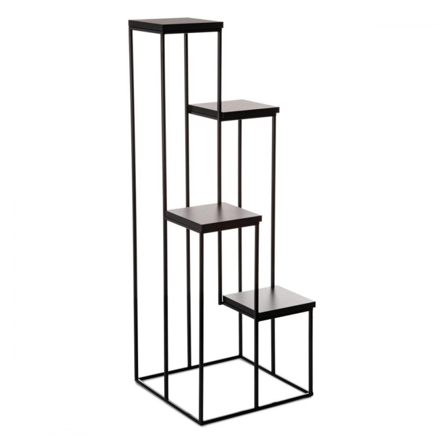 Soporte para plantas KASKADA 110x40 negro