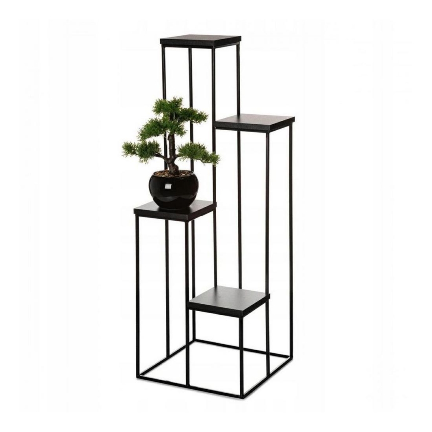 Soporte para plantas KASKADA 110x40 negro