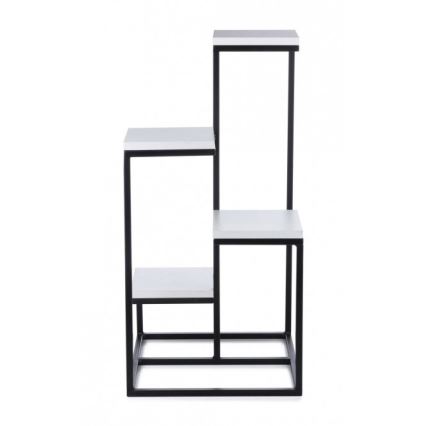 Soporte para plantas KASKADA 79x40 negro/blanco