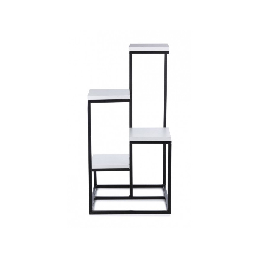 Soporte para plantas KASKADA 79x40 negro/blanco