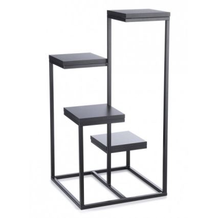 Soporte para plantas KASKADA 79x40 negro