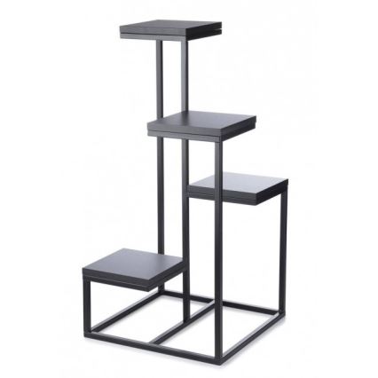 Soporte para plantas KASKADA 79x40 negro