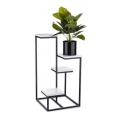 Soporte para plantas KASKADA 79x40 negro/blanco