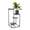 Soporte para plantas KASKADA 79x40 negro