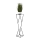 Soporte para plantas LOFT 100x23,5 cm negro