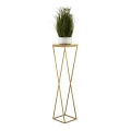 Soporte para plantas LOFT 100x24 cm dorado/marrón