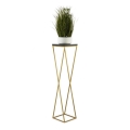 Soporte para plantas LOFT 100x24 cm dorado/negro