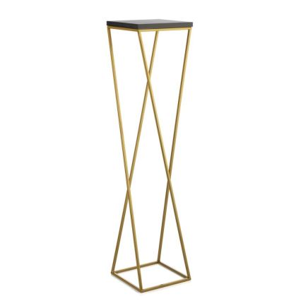 Soporte para plantas LOFT 100x24 cm dorado/negro