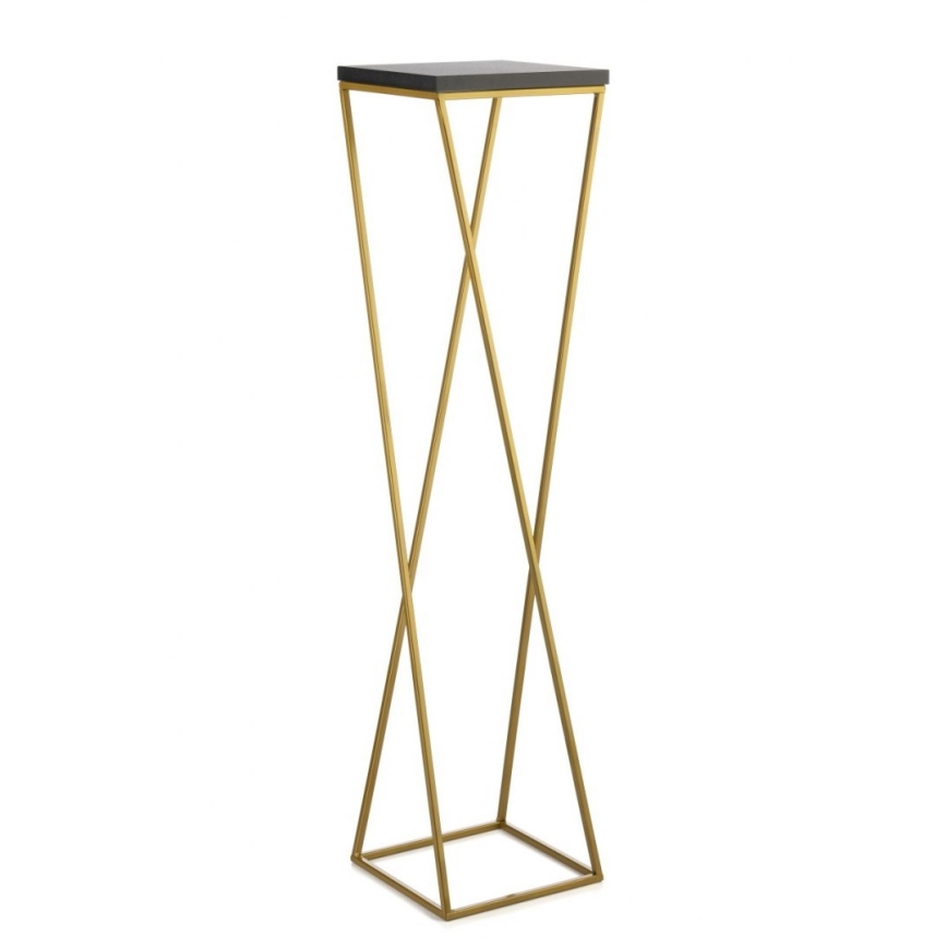 Soporte para plantas LOFT 100x24 cm dorado/negro