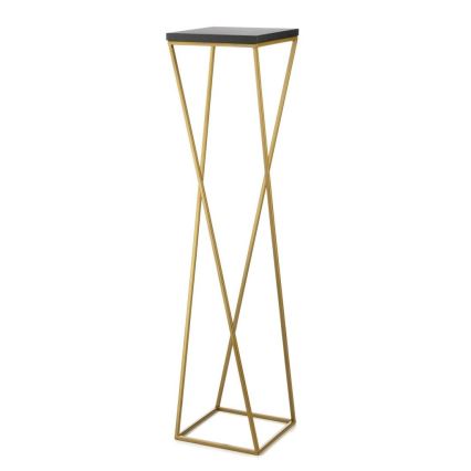 Soporte para plantas LOFT 100x24 cm dorado/negro