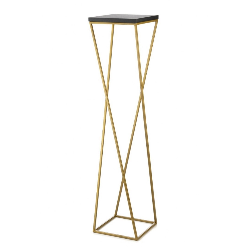 Soporte para plantas LOFT 100x24 cm dorado/negro
