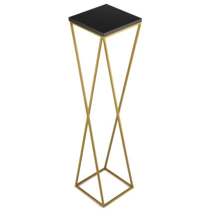 Soporte para plantas LOFT 100x24 cm dorado/negro