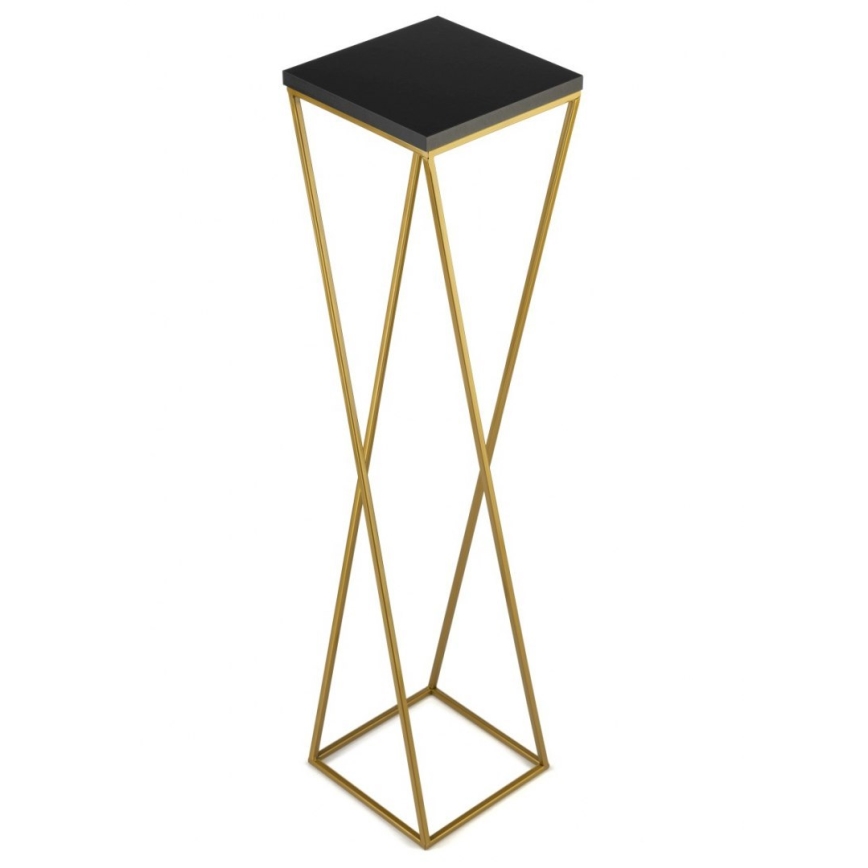 Soporte para plantas LOFT 100x24 cm dorado/negro