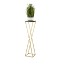 Soporte para plantas LOFT 100x24 cm dorado/negro