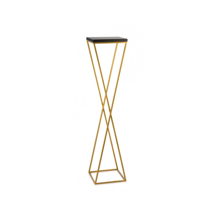 Soporte para plantas LOFT 100x24 cm dorado/negro