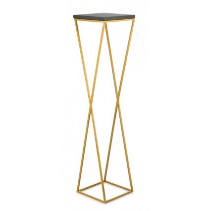 Soporte para plantas LOFT 100x24 cm dorado/negro
