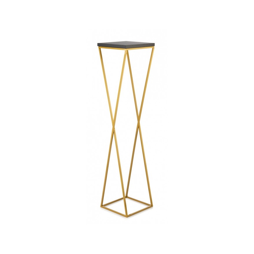 Soporte para plantas LOFT 100x24 cm dorado/negro
