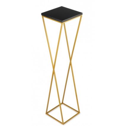 Soporte para plantas LOFT 100x24 cm dorado/negro