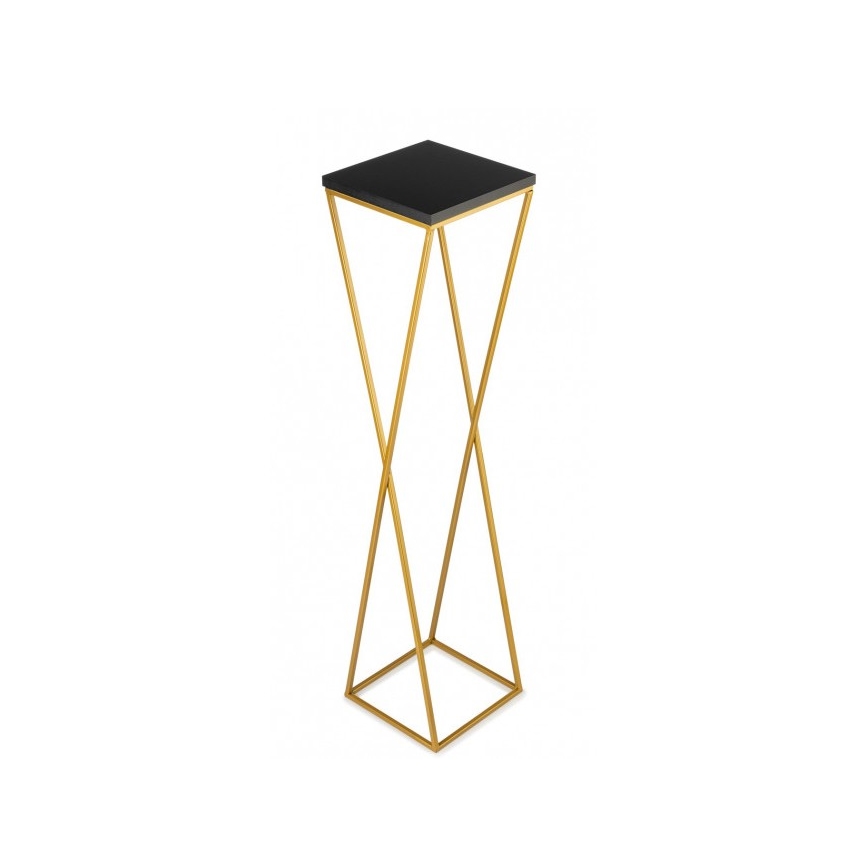 Soporte para plantas LOFT 100x24 cm dorado/negro
