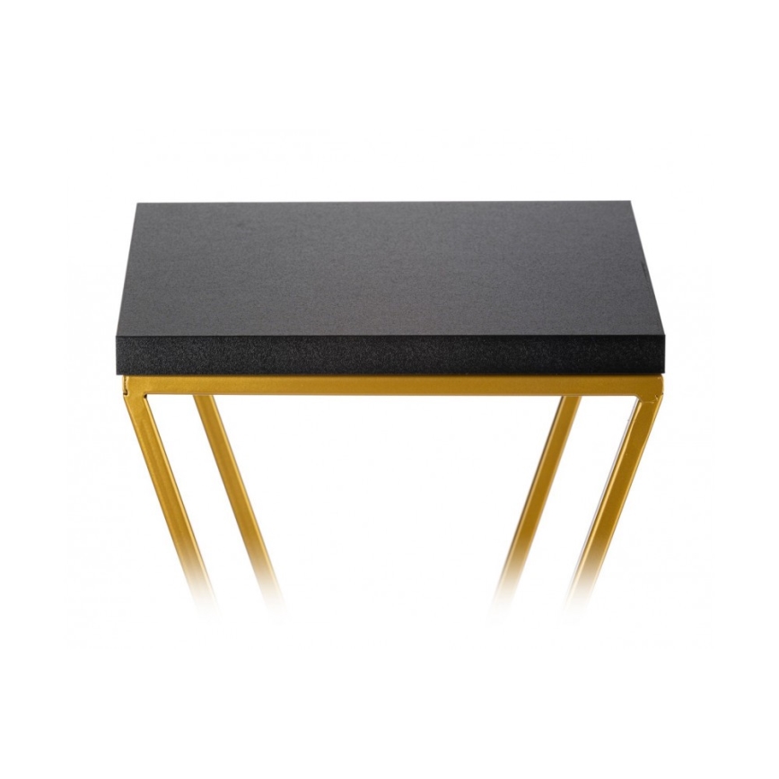 Soporte para plantas LOFT 100x24 cm dorado/negro