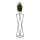 Soporte para plantas LOFT 100x24 cm negro/blanco