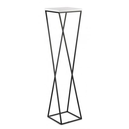 Soporte para plantas LOFT 100x24 cm negro/blanco