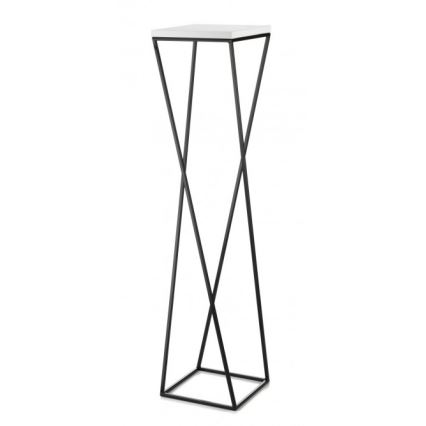Soporte para plantas LOFT 100x24 cm negro/blanco