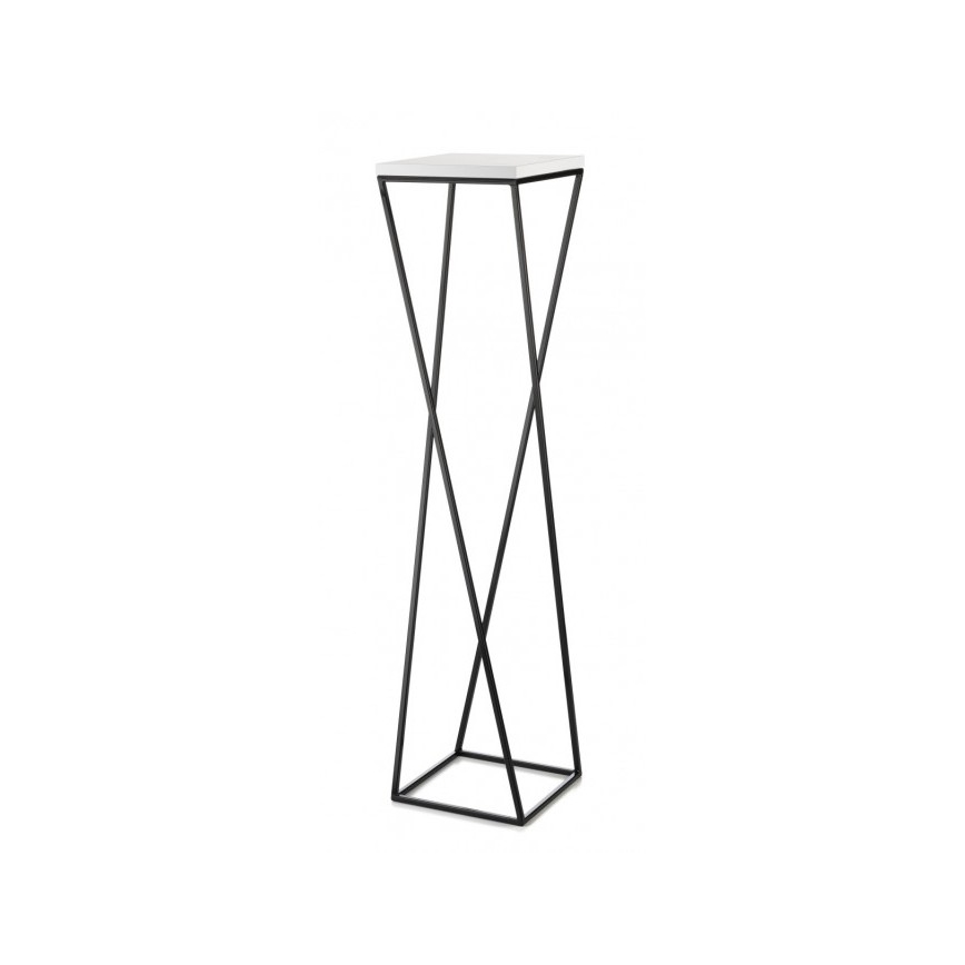Soporte para plantas LOFT 100x24 cm negro/blanco