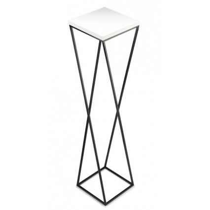 Soporte para plantas LOFT 100x24 cm negro/blanco
