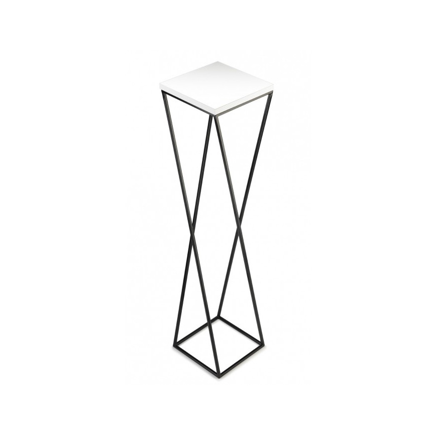Soporte para plantas LOFT 100x24 cm negro/blanco