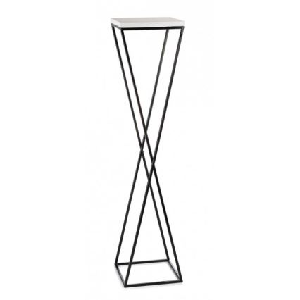 Soporte para plantas LOFT 100x24 cm negro/blanco