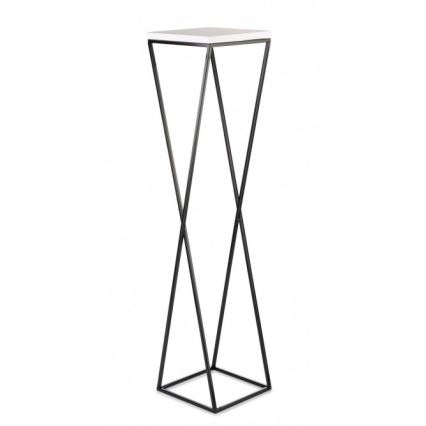 Soporte para plantas LOFT 100x24 cm negro/blanco