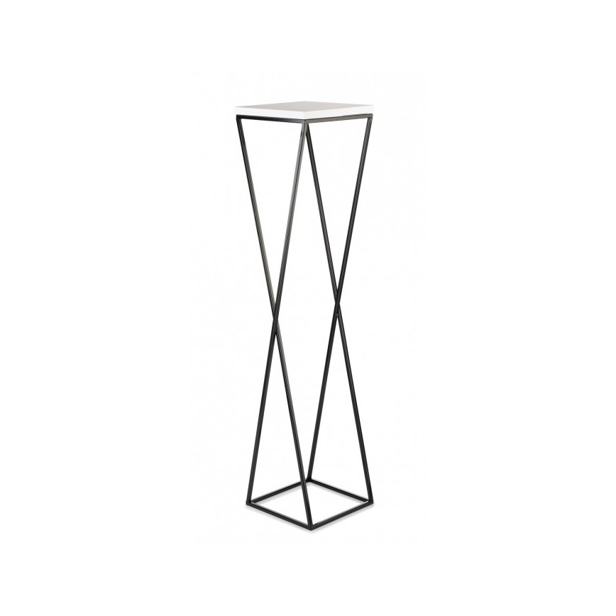 Soporte para plantas LOFT 100x24 cm negro/blanco
