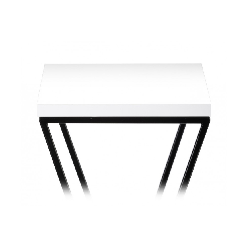 Soporte para plantas LOFT 100x24 cm negro/blanco