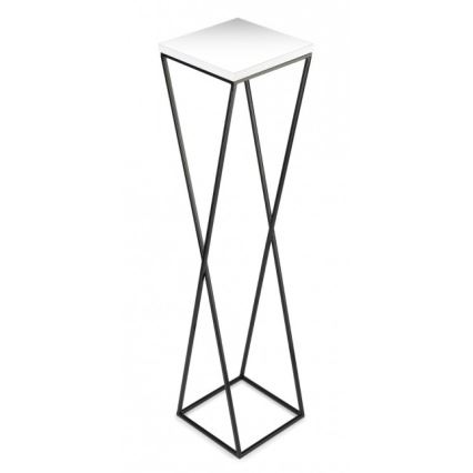 Soporte para plantas LOFT 100x24 cm negro/blanco