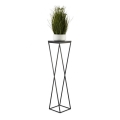 Soporte para plantas LOFT 100x24 cm negro