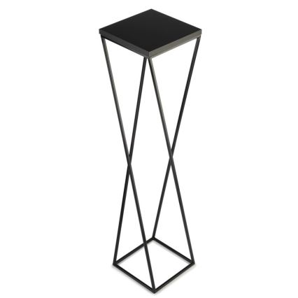 Soporte para plantas LOFT 100x24 cm negro
