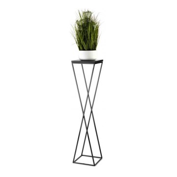 Soporte para plantas LOFT 100x24 cm negro