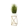 Soporte para plantas LOFT 40x24 cm dorado/blanco