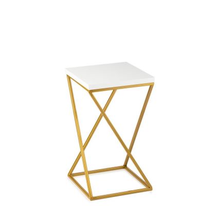 Soporte para plantas LOFT 40x24 cm dorado/blanco