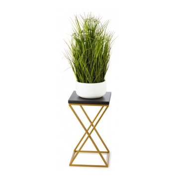 Soporte para plantas LOFT 40x24 cm dorado/negro