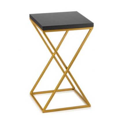Soporte para plantas LOFT 40x24 cm dorado/negro