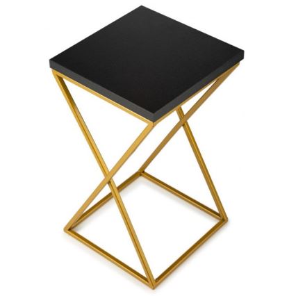 Soporte para plantas LOFT 40x24 cm dorado/negro