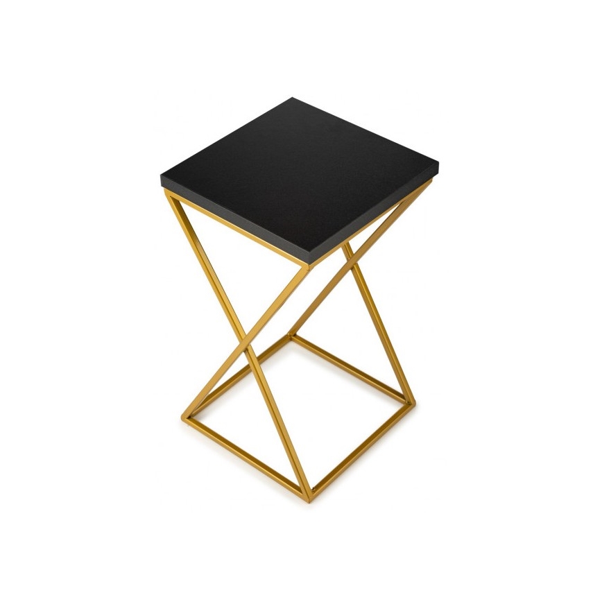 Soporte para plantas LOFT 40x24 cm dorado/negro