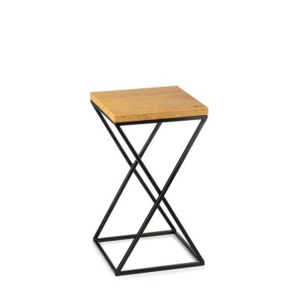 Soporte para plantas LOFT 40x24 cm negro/marrón