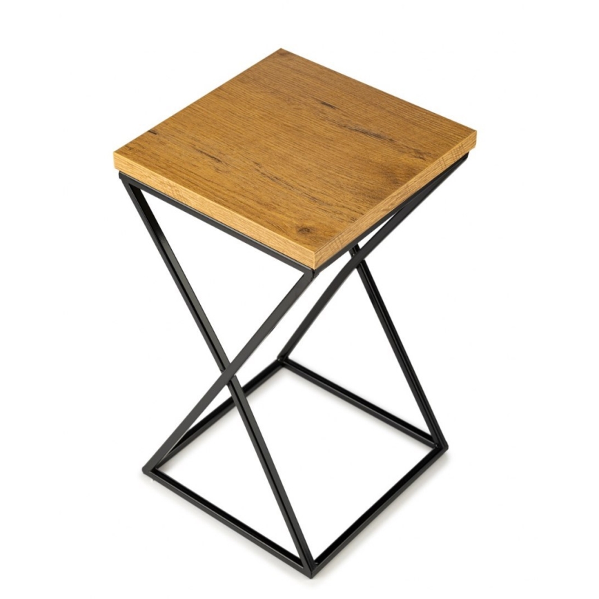 Soporte para plantas LOFT 40x24 cm negro/marrón