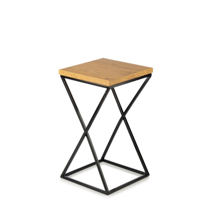 Soporte para plantas LOFT 40x24 cm negro/marrón